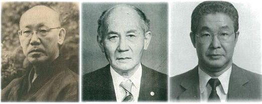 박태준과 포항제철을 위해 헌신해준 야스오카(왼쪽부터), 야기, 박철언 3인의 1960년대 모습.