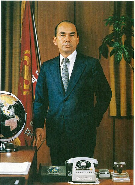 포철 10주년 무렵의 박태준 사장