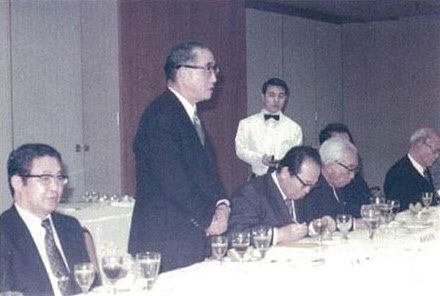 1960년대 야스오카의 주선으로 일본 정재계 모임에 참석한 박철언(맨 왼쪽).